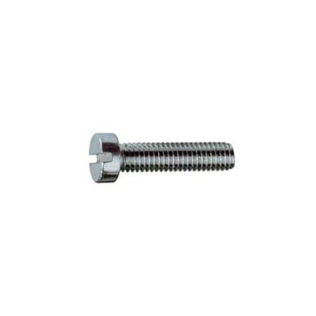 Newport Fasteners M6-1.00 x 45 mm Slotted Cheese Machine Screw, Plain 18-8 Stainless Steel, 100 PK 627245-PR-100